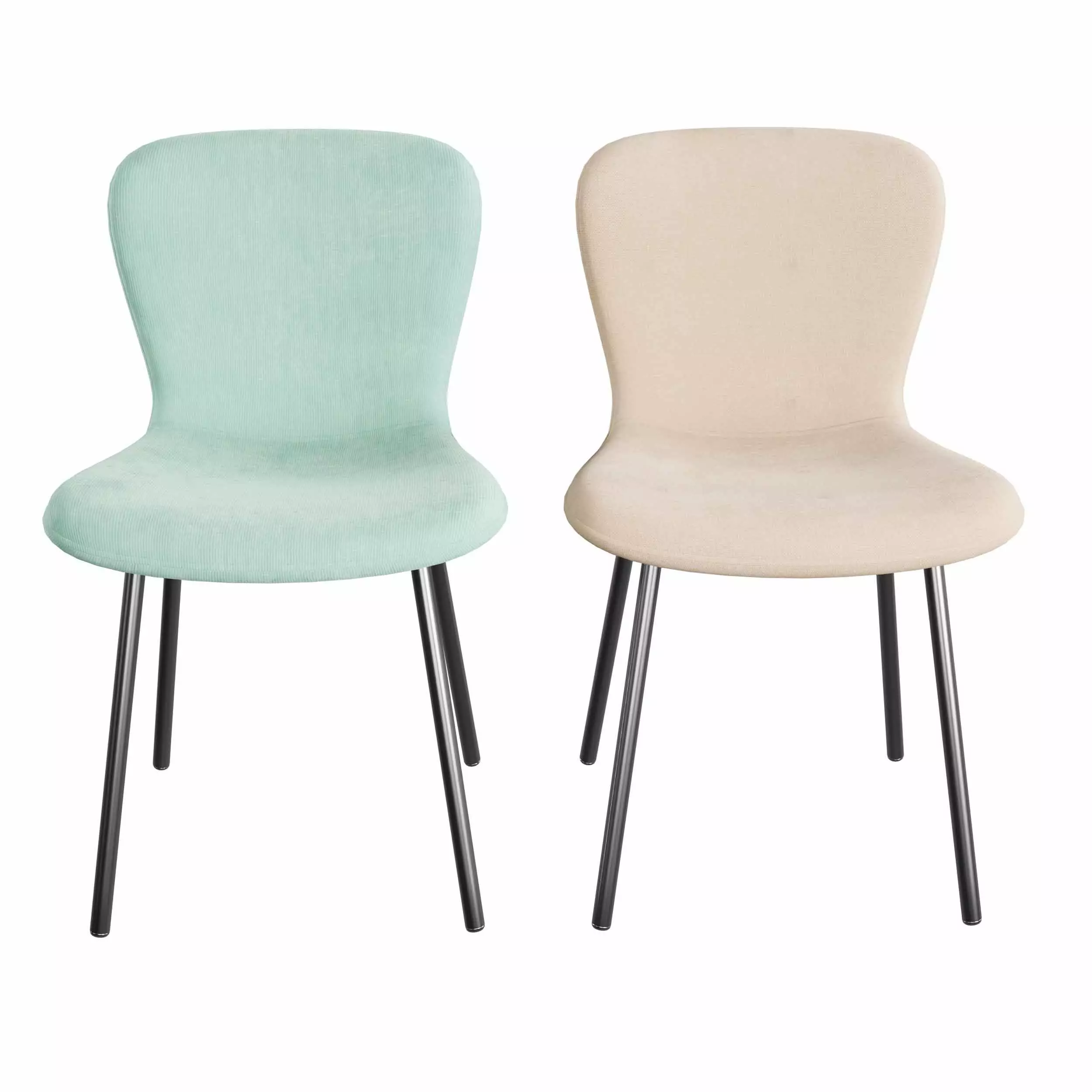 fabric dining chair 3D model_5