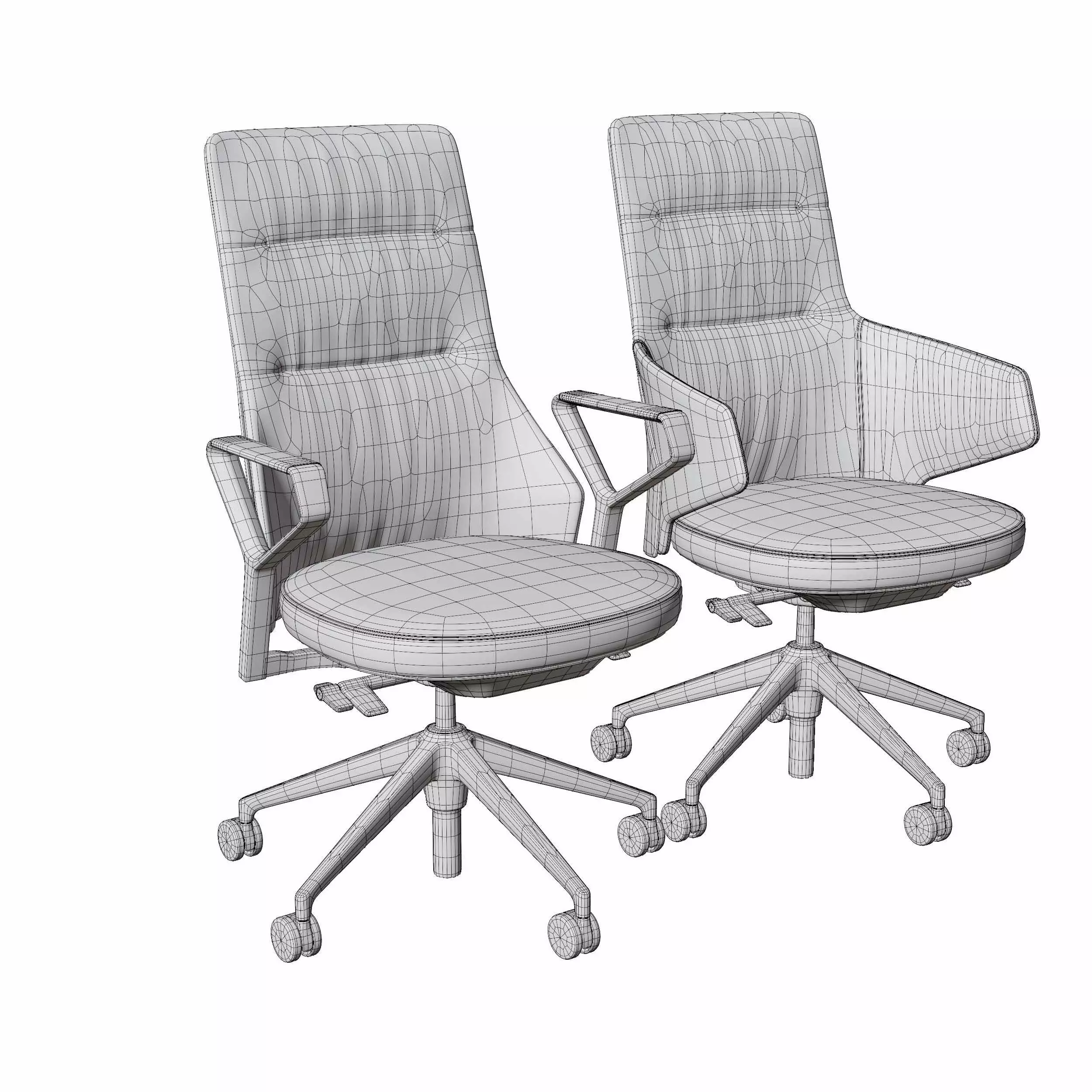 OFFICE CHAIR 01 3D model_3