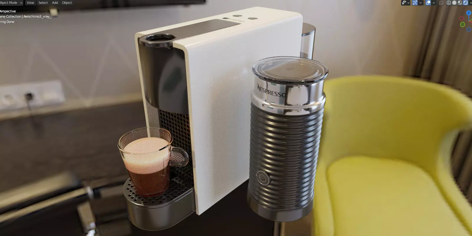 Coffee machine Essenza Mini 3D model 3D model_9