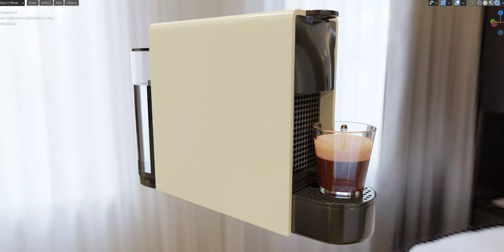 Coffee machine Essenza Mini 3D model 3D model_12