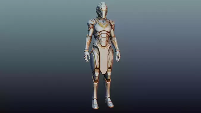 Fantasy male army character KM-9