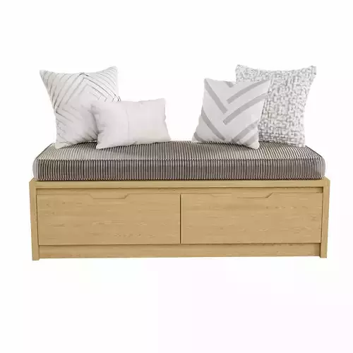 storage bench with pillow set