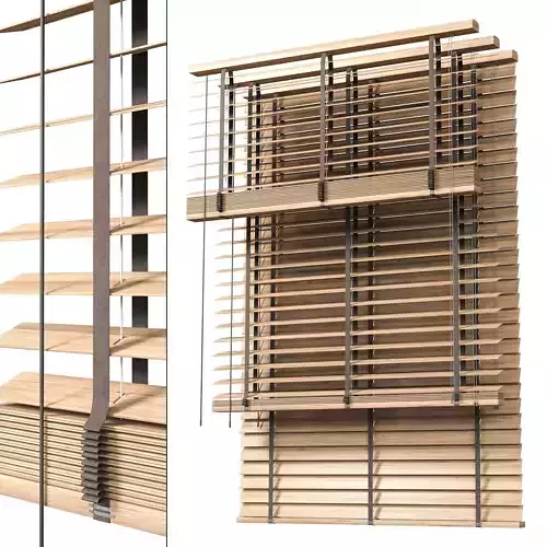 Wooden Blinds Set 40