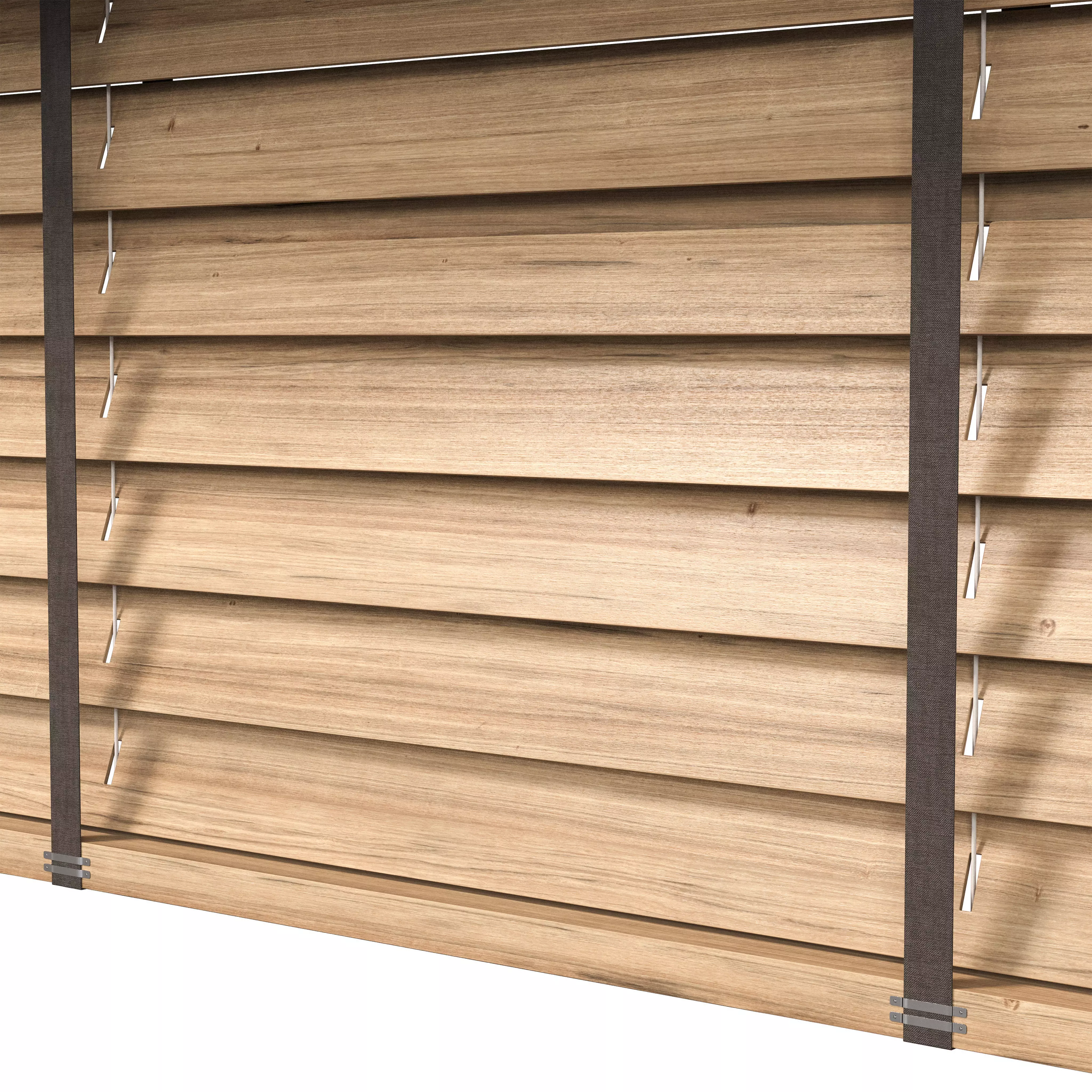 Wooden Blinds Set 40 3D model_2