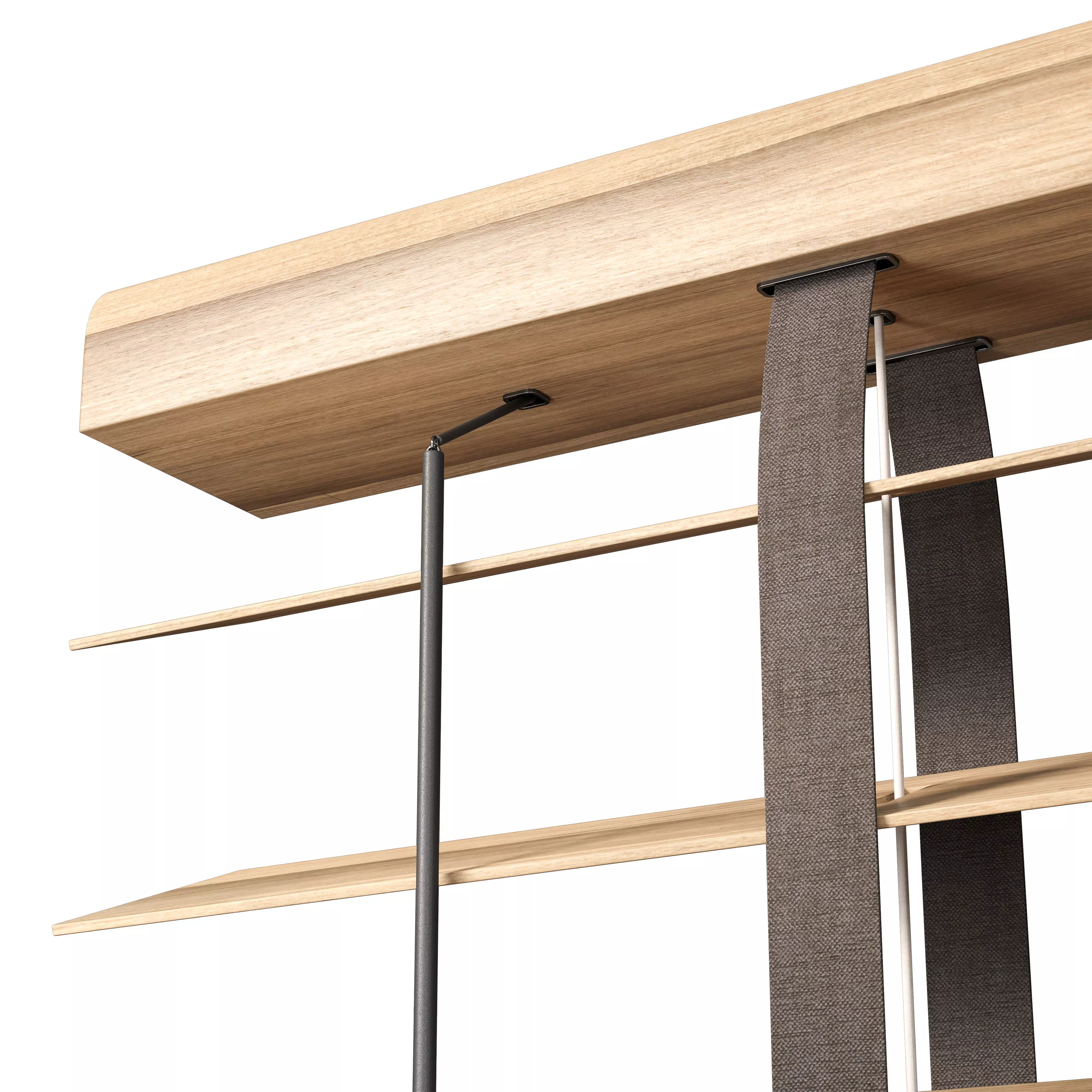 Wooden Blinds Set 40 3D model_4