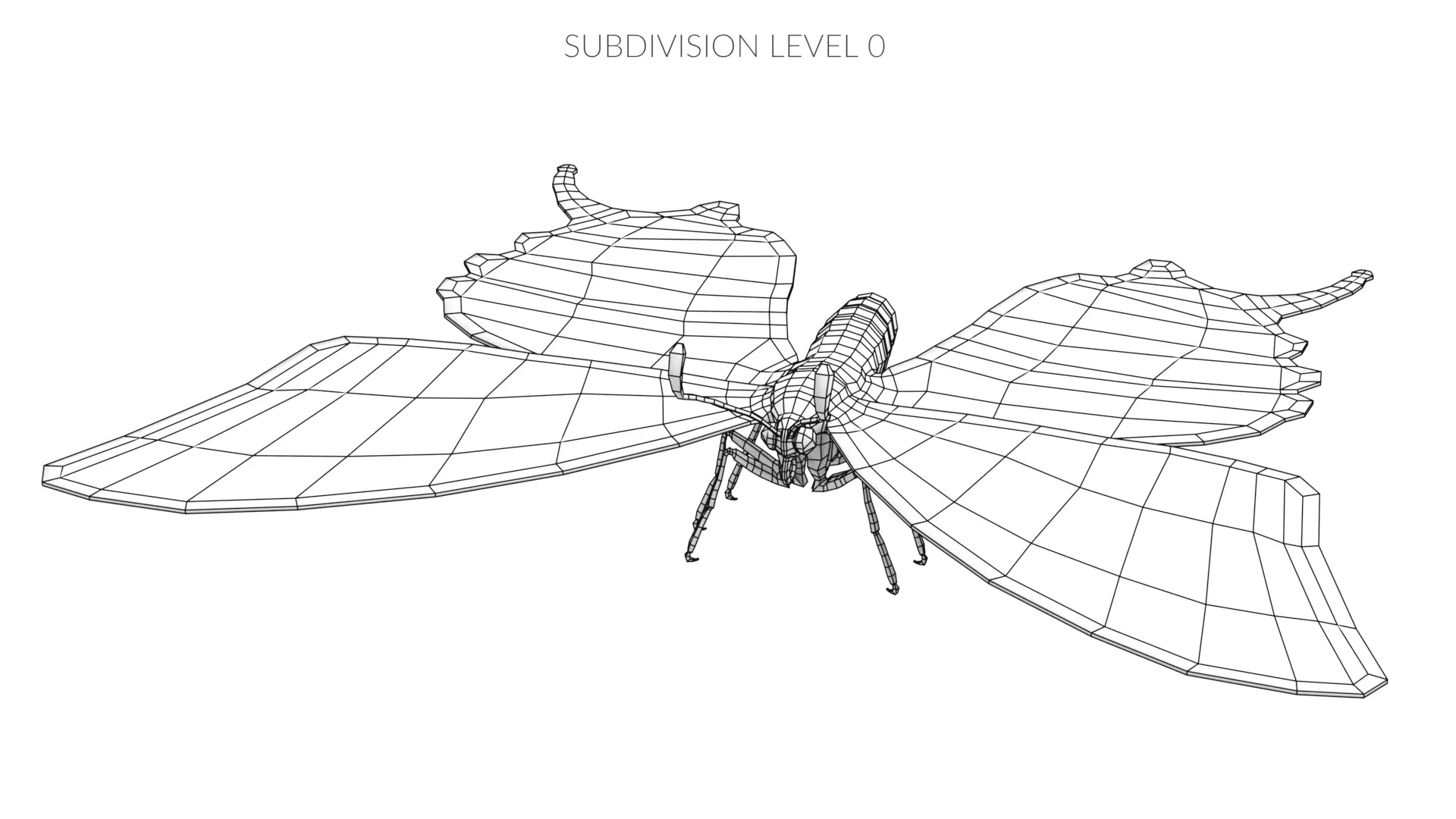 -Old World Swallowtail Butterfly Rigged- 3D model_13