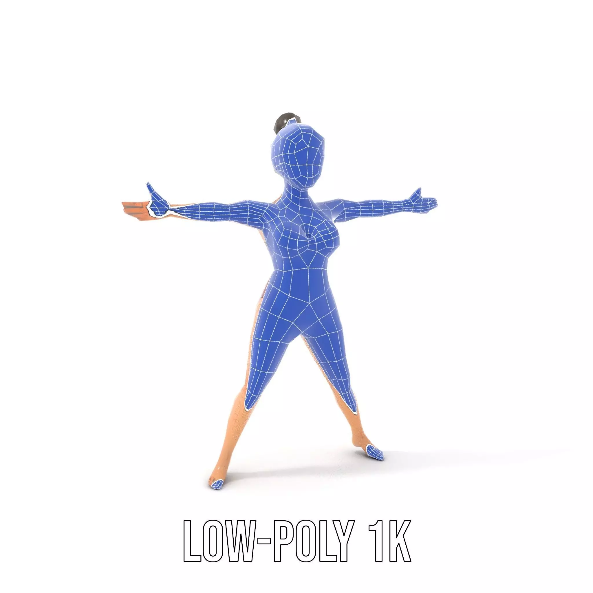 Stylized Swimsuit Character model pack Low-poly 3D model_27