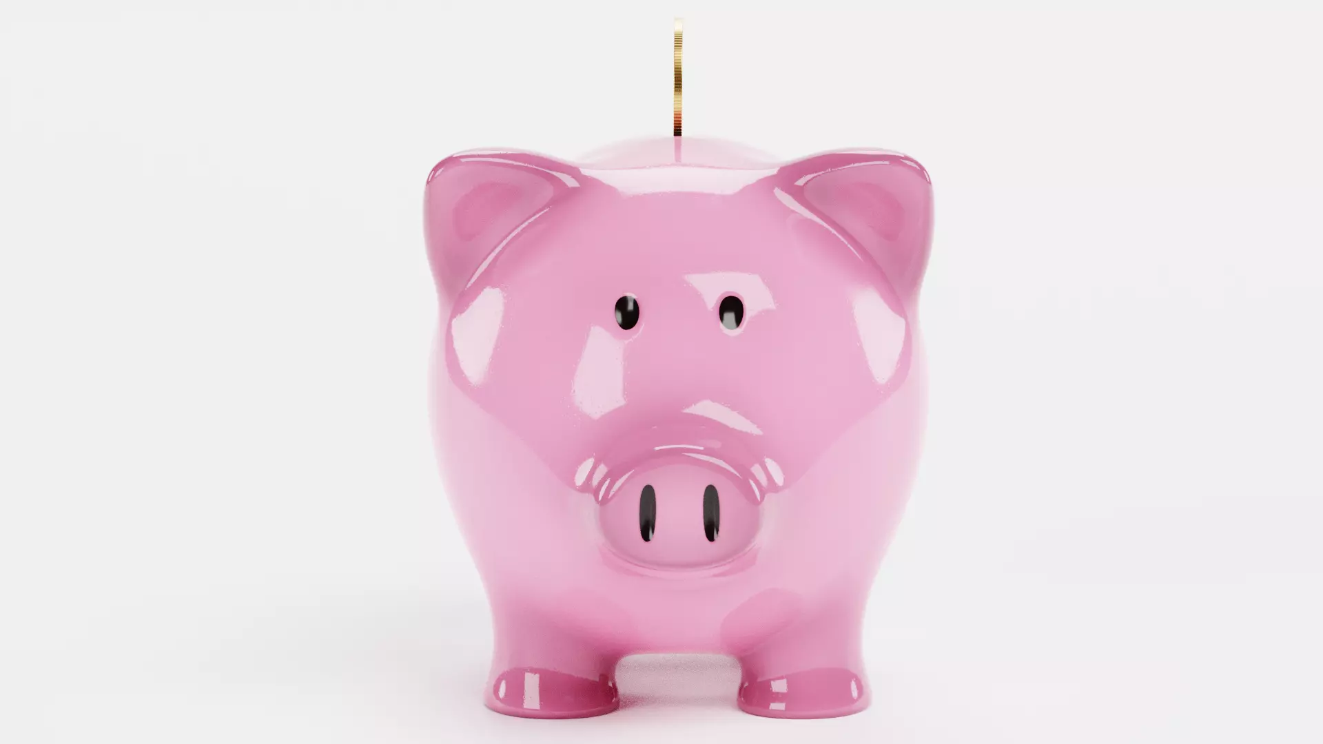 -Piggy Bank with Coin- 3D model_6