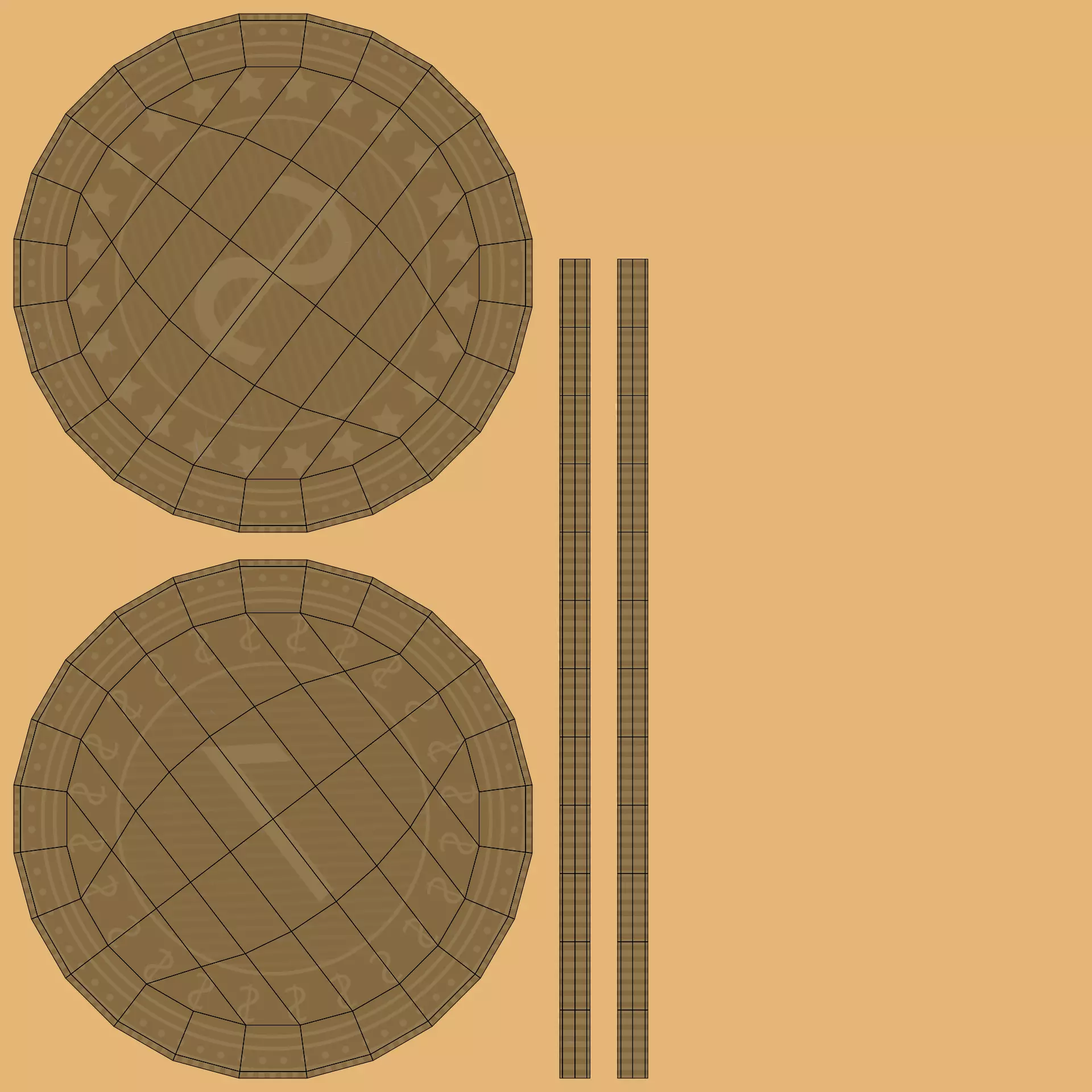 -Piggy Bank with Coin- 3D model_8