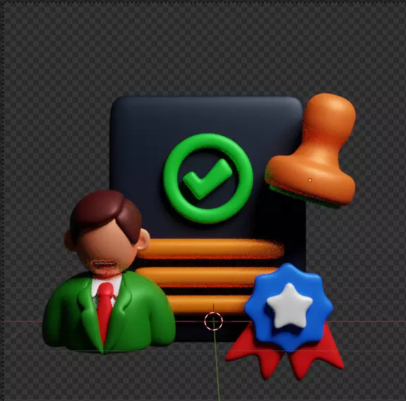 3D Business and Marketing Icon Pack 30 High Quality Illustration 3D model_89