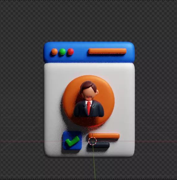 3D Business and Marketing Icon Pack 30 High Quality Illustration 3D model_29