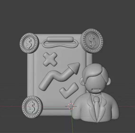 3D Business and Marketing Icon Pack 30 High Quality Illustration 3D model_106