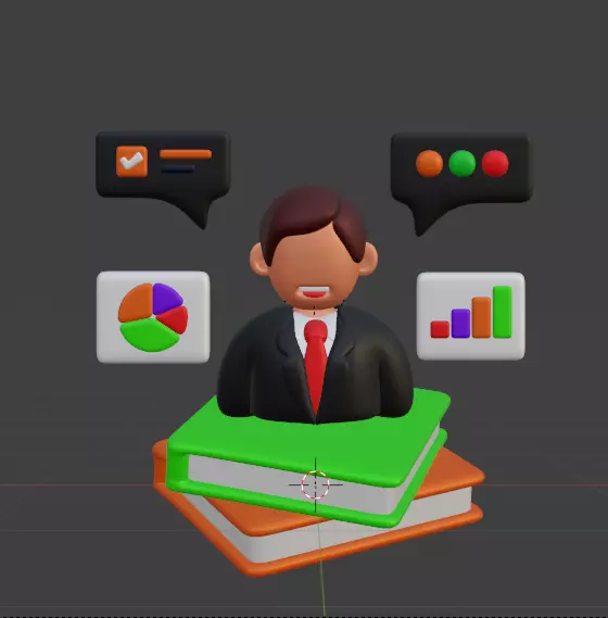 3D Business and Marketing Icon Pack 30 High Quality Illustration 3D model_76