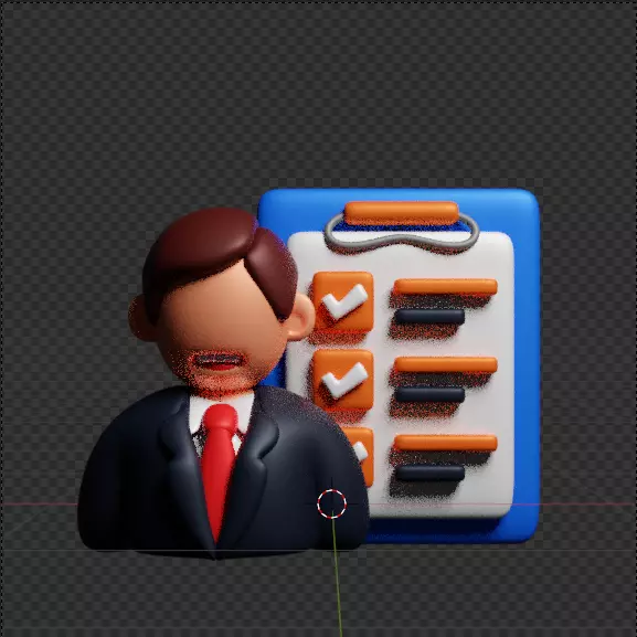 3D Business and Marketing Icon Pack 30 High Quality Illustration 3D model_33