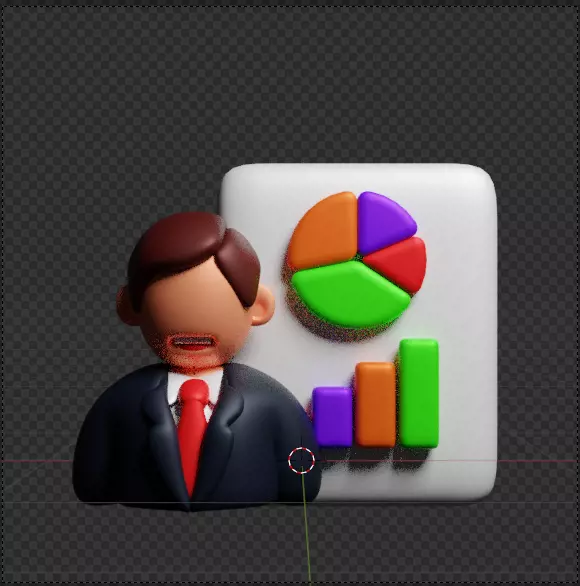 3D Business and Marketing Icon Pack 30 High Quality Illustration 3D model_21