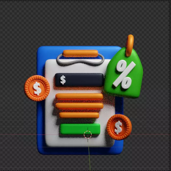 3D Business and Marketing Icon Pack 30 High Quality Illustration 3D model_93
