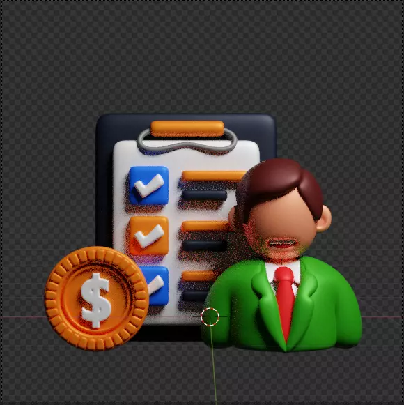 3D Business and Marketing Icon Pack 30 High Quality Illustration 3D model_45
