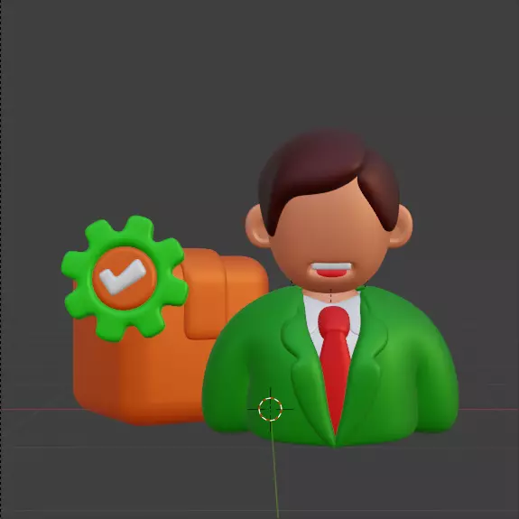 3D Business and Marketing Icon Pack 30 High Quality Illustration 3D model_100