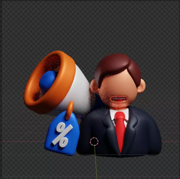 3D Business and Marketing Icon Pack 30 High Quality Illustration 3D model_13