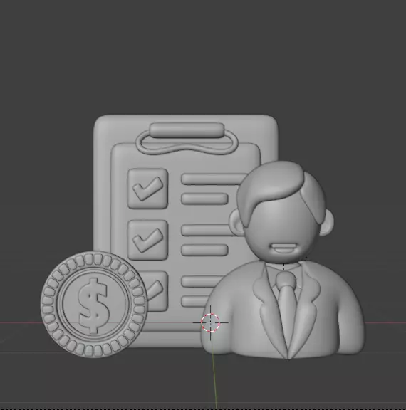 3D Business and Marketing Icon Pack 30 High Quality Illustration 3D model_42