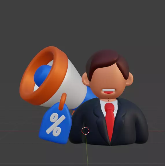 3D Business and Marketing Icon Pack 30 High Quality Illustration 3D model_12