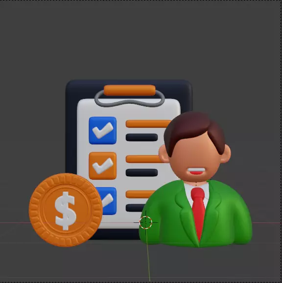 3D Business and Marketing Icon Pack 30 High Quality Illustration 3D model_44