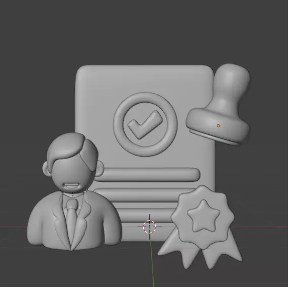 3D Business and Marketing Icon Pack 30 High Quality Illustration 3D model_86