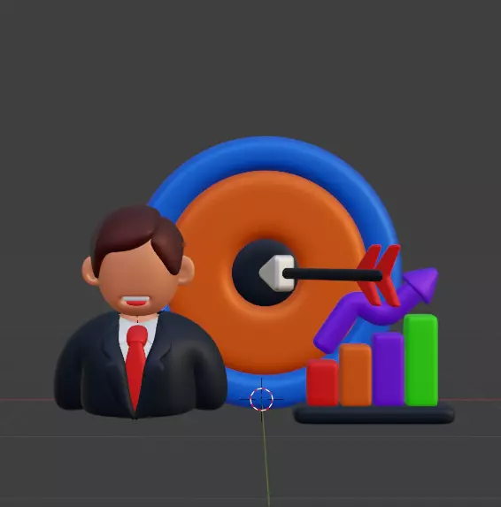 3D Business and Marketing Icon Pack 30 High Quality Illustration 3D model_116