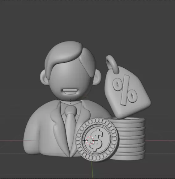 3D Business and Marketing Icon Pack 30 High Quality Illustration 3D model_46