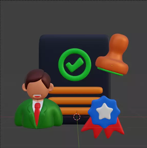 3D Business and Marketing Icon Pack 30 High Quality Illustration 3D model_88