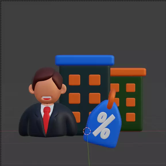 3D Business and Marketing Icon Pack 30 High Quality Illustration 3D model_24