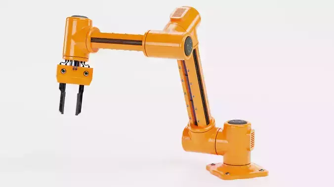 Robotic Arm with Claw - V1 Rigged