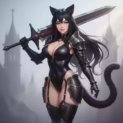Shadowfang Cat Knight