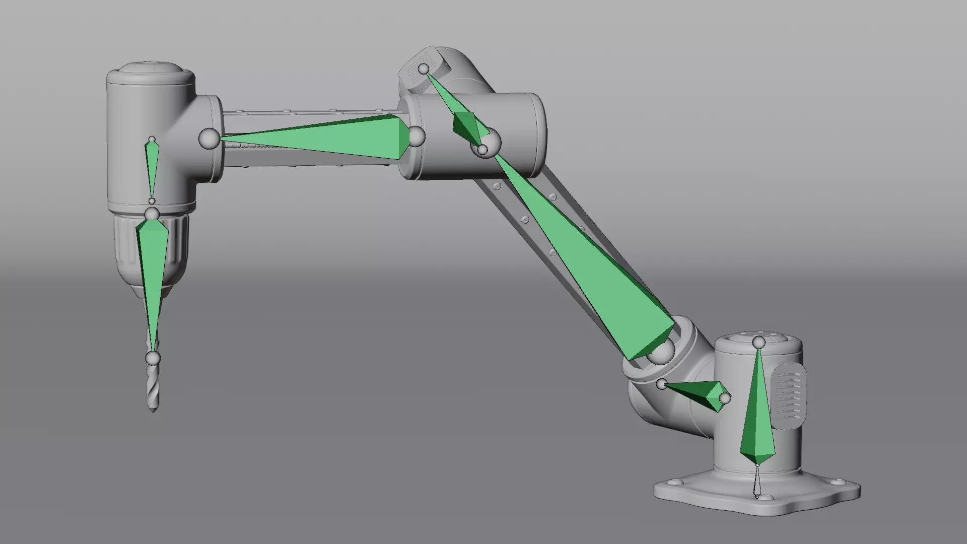 -Used Robotic Arm with Drill V6- 3D model_2