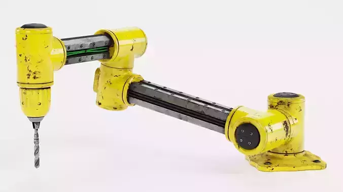 -Used Robotic Arm  with Drill V6-