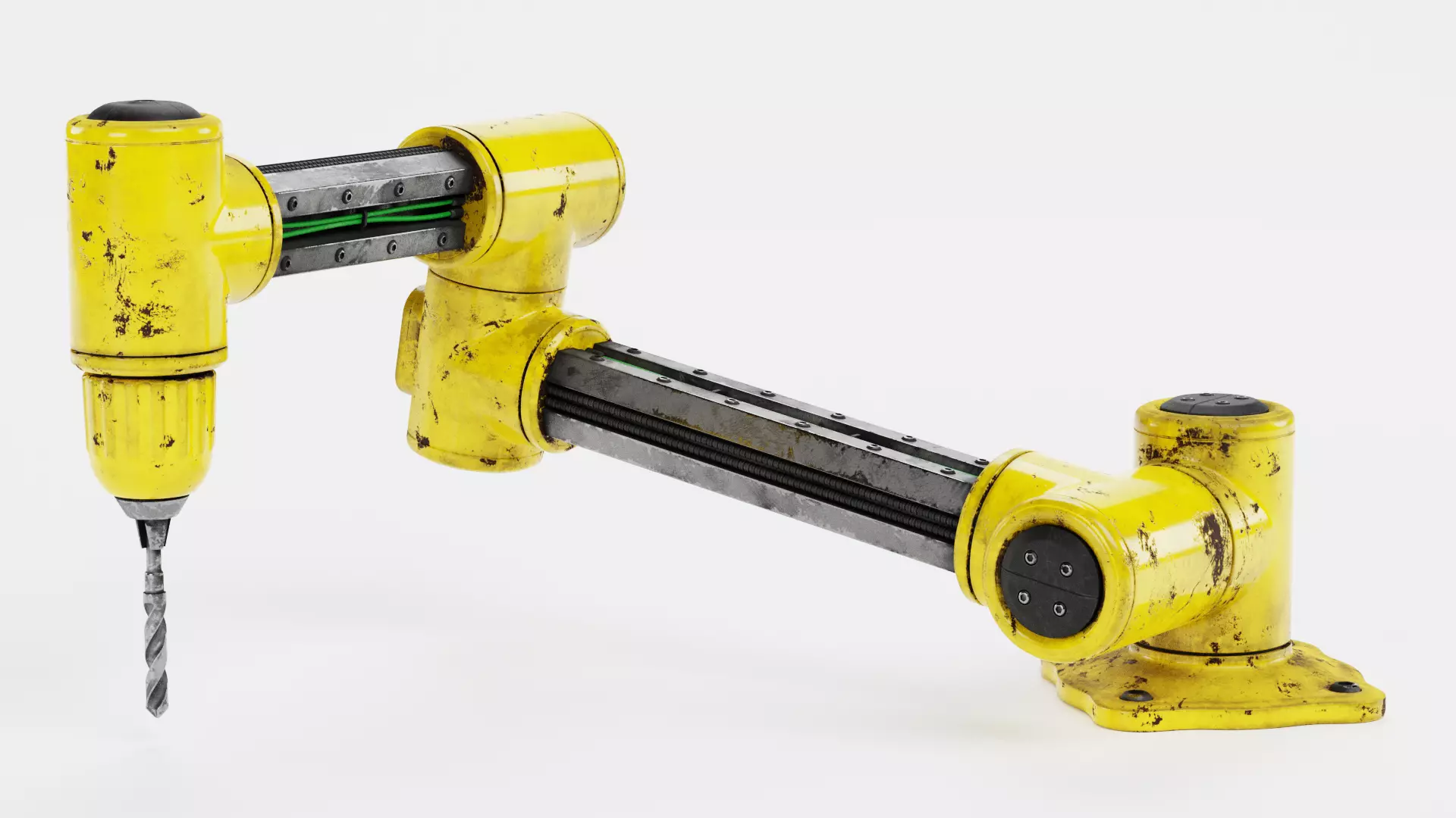 -Used Robotic Arm with Drill V6- 3D model_0