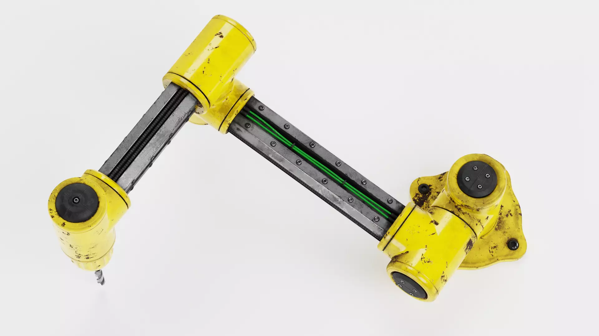 -Used Robotic Arm with Drill V6- 3D model_6