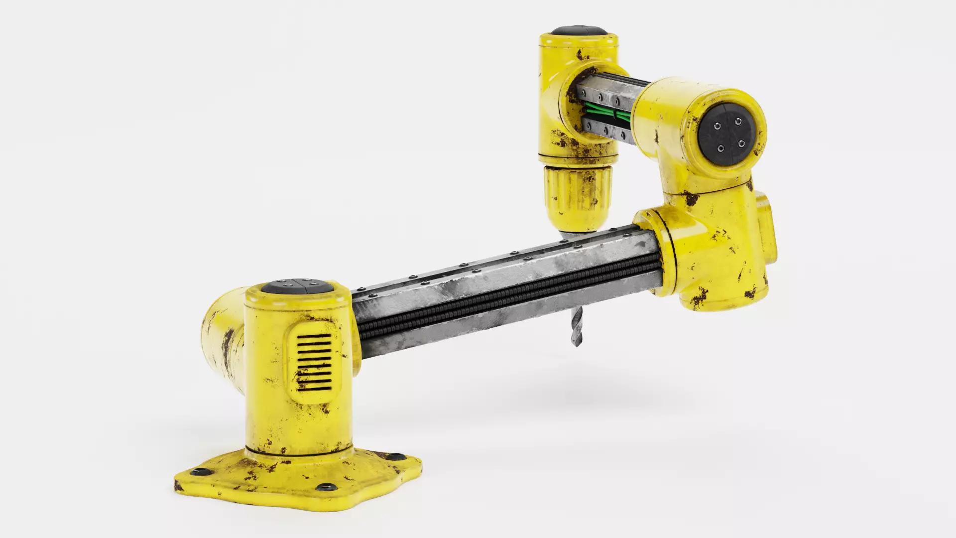 -Used Robotic Arm with Drill V6- 3D model_5