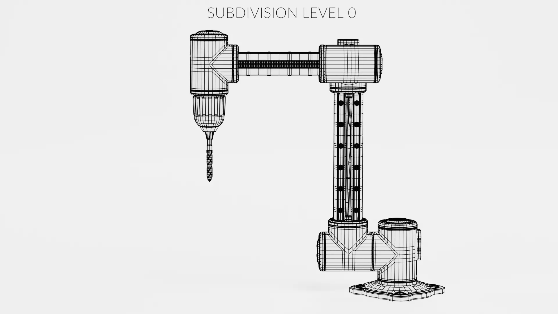 -Used Robotic Arm with Drill V6- 3D model_12