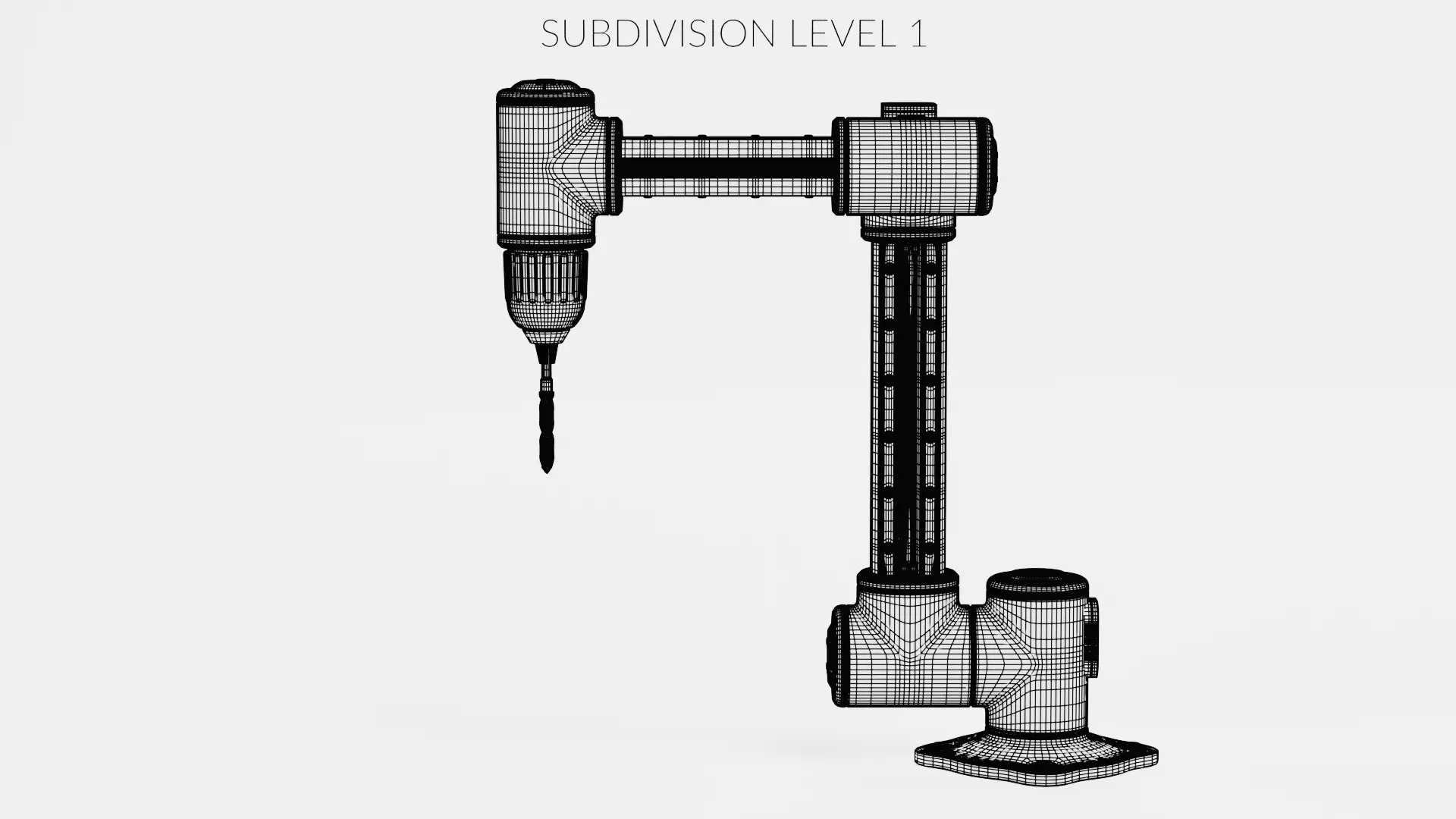 -Used Robotic Arm with Drill V6- 3D model_13