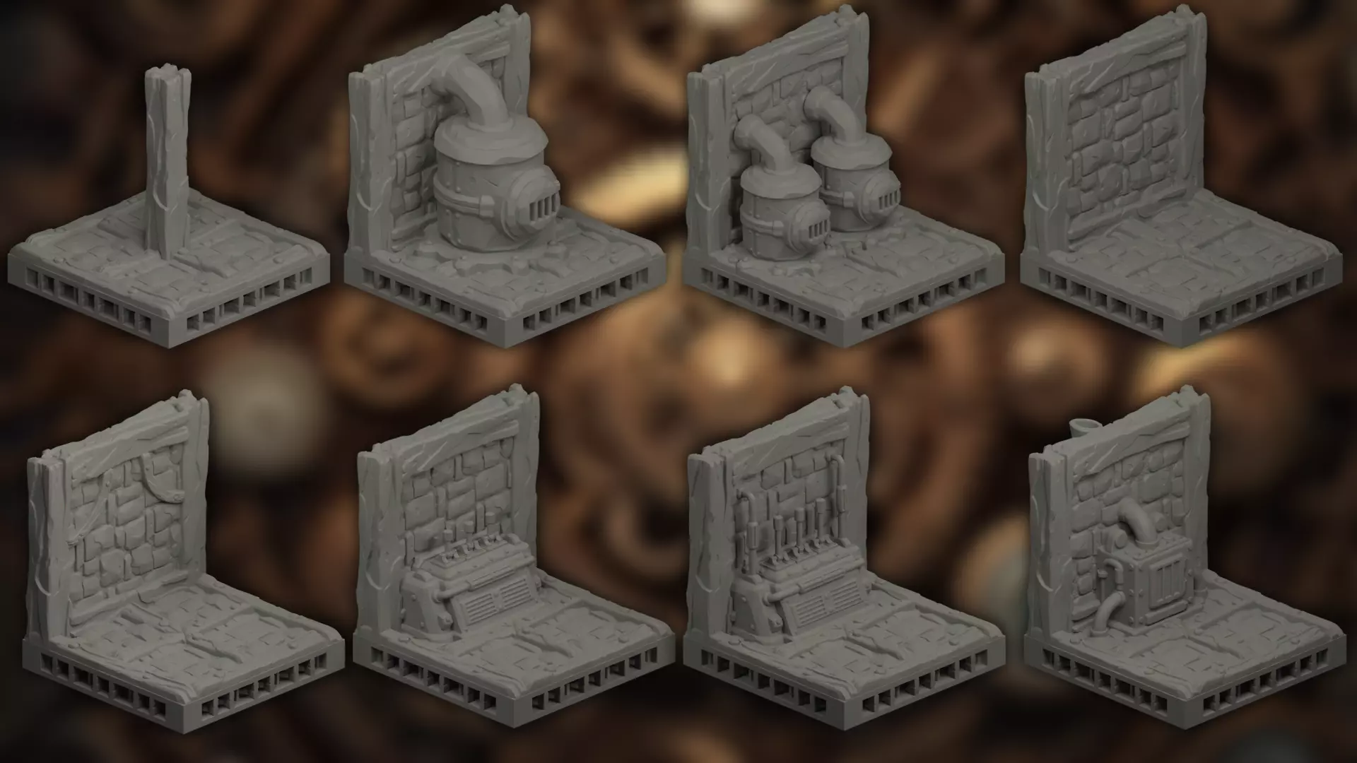 Cogsworth Hollow OpenLOCK 3D print model_5