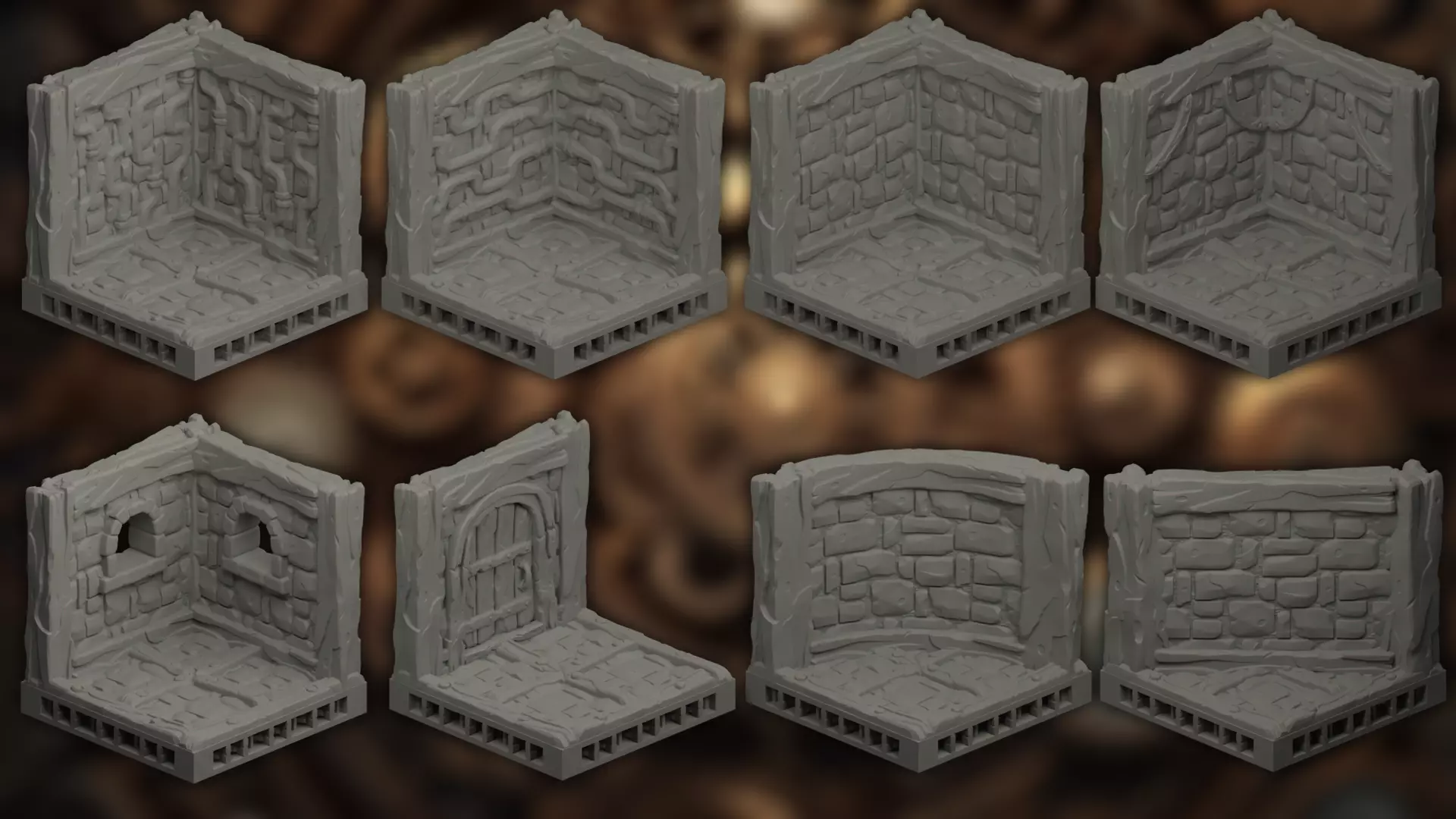 Cogsworth Hollow OpenLOCK 3D print model_1