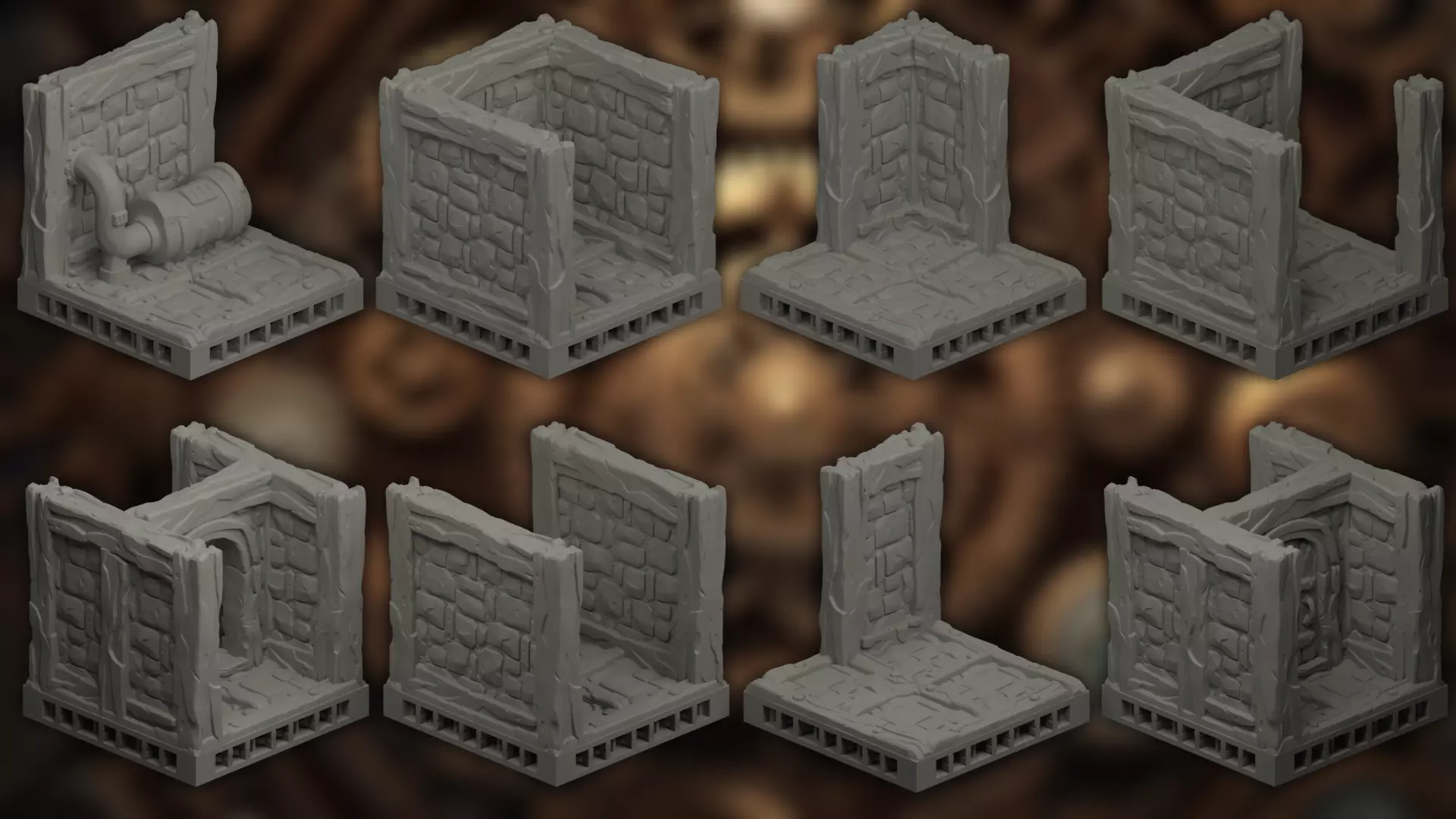 Cogsworth Hollow OpenLOCK 3D print model_3