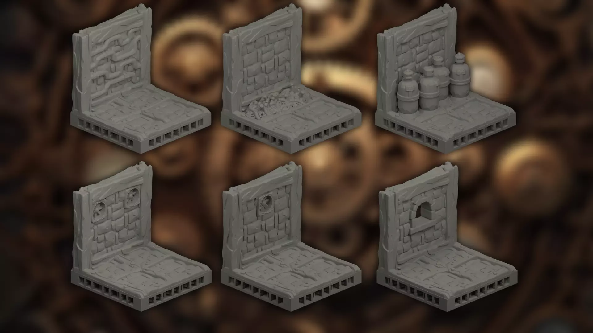 Cogsworth Hollow OpenLOCK 3D print model_7