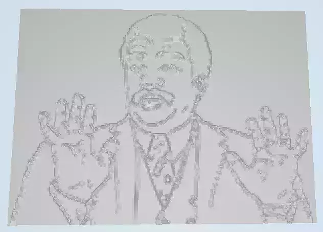 Neil deGrasse Tyson Lithophane