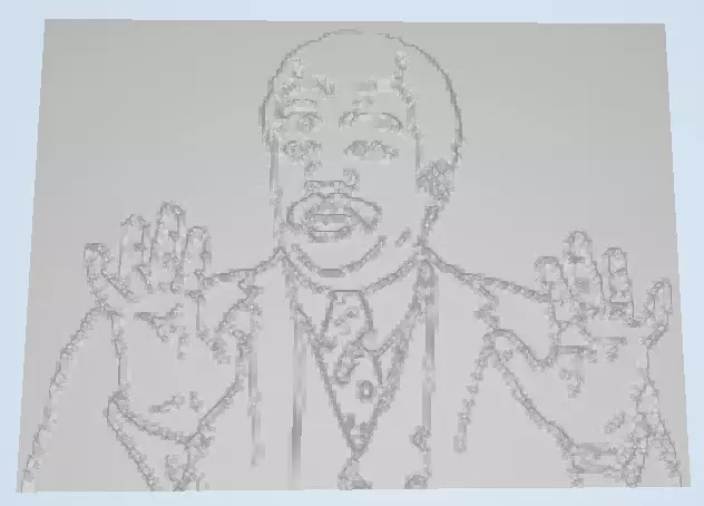 Neil deGrasse Tyson Lithophane Free 3D print model