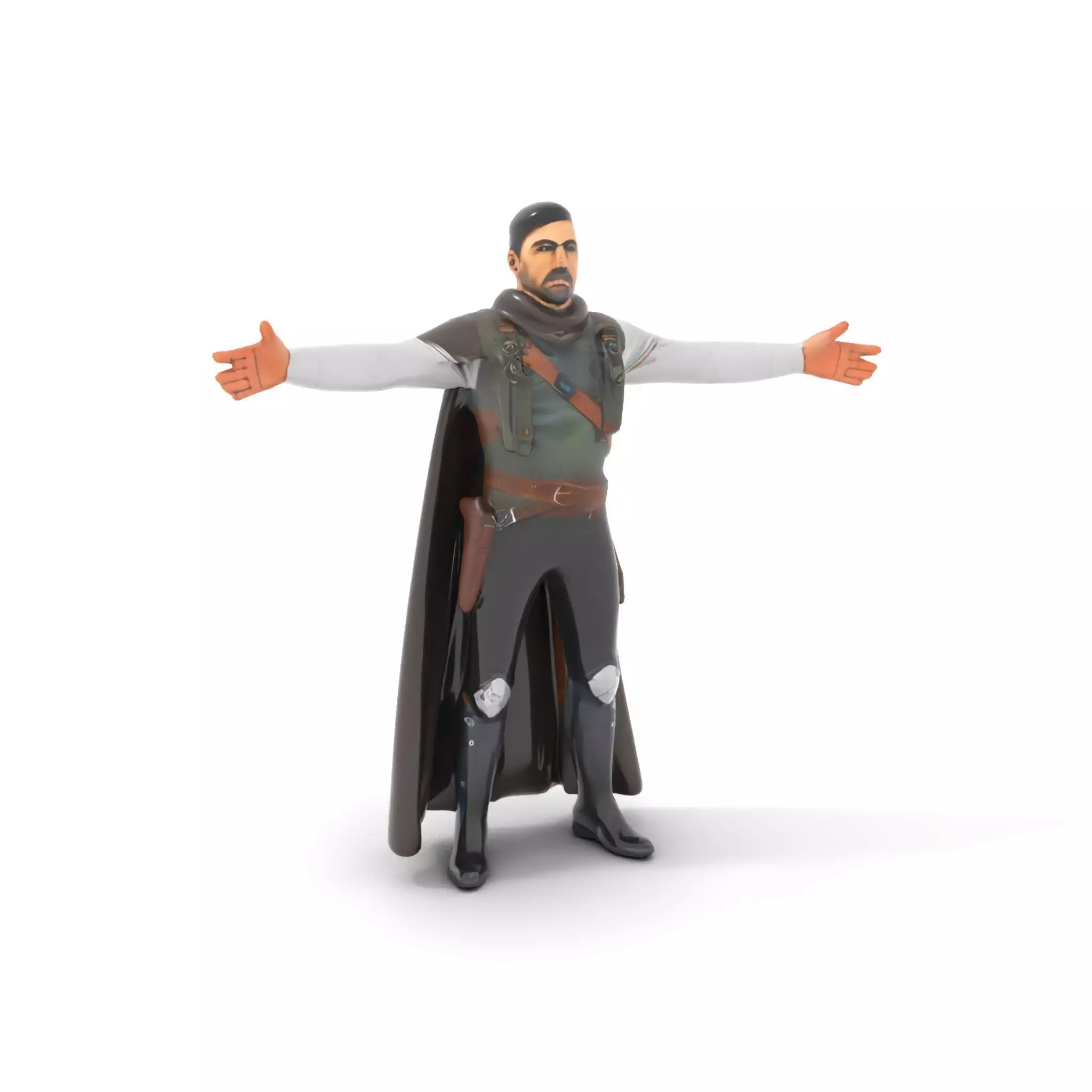 Medieval Warrior Attire model pack Low-poly 3D model_17