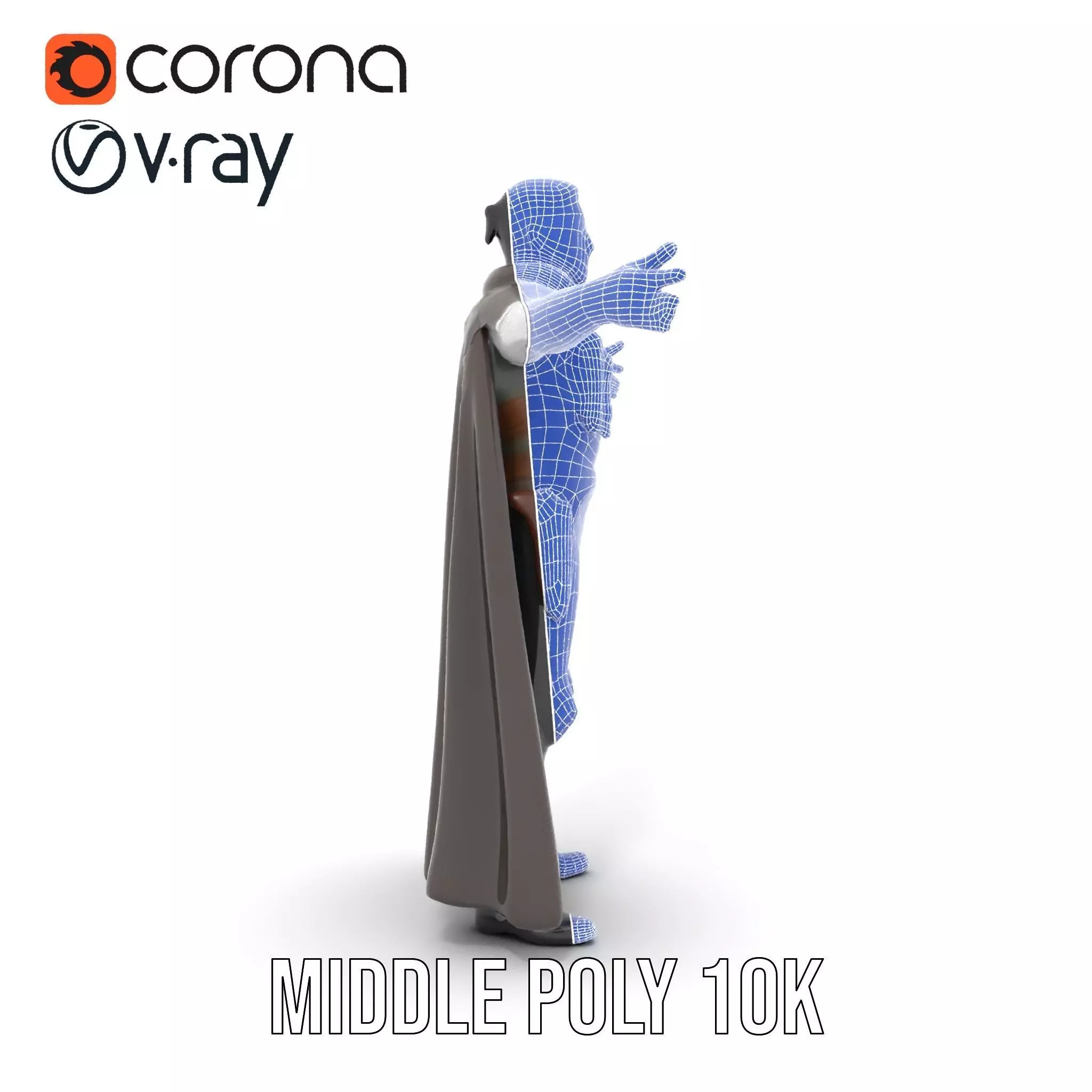 Medieval Warrior Attire model pack Low-poly 3D model_24