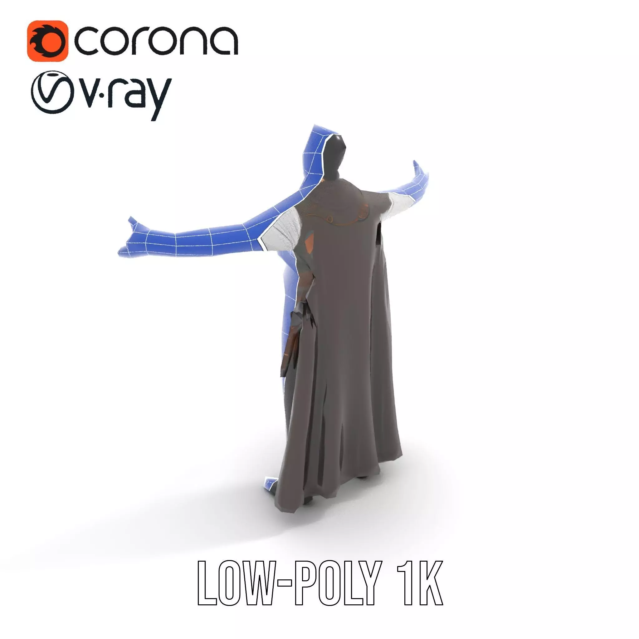 Medieval Warrior Attire model pack Low-poly 3D model_23