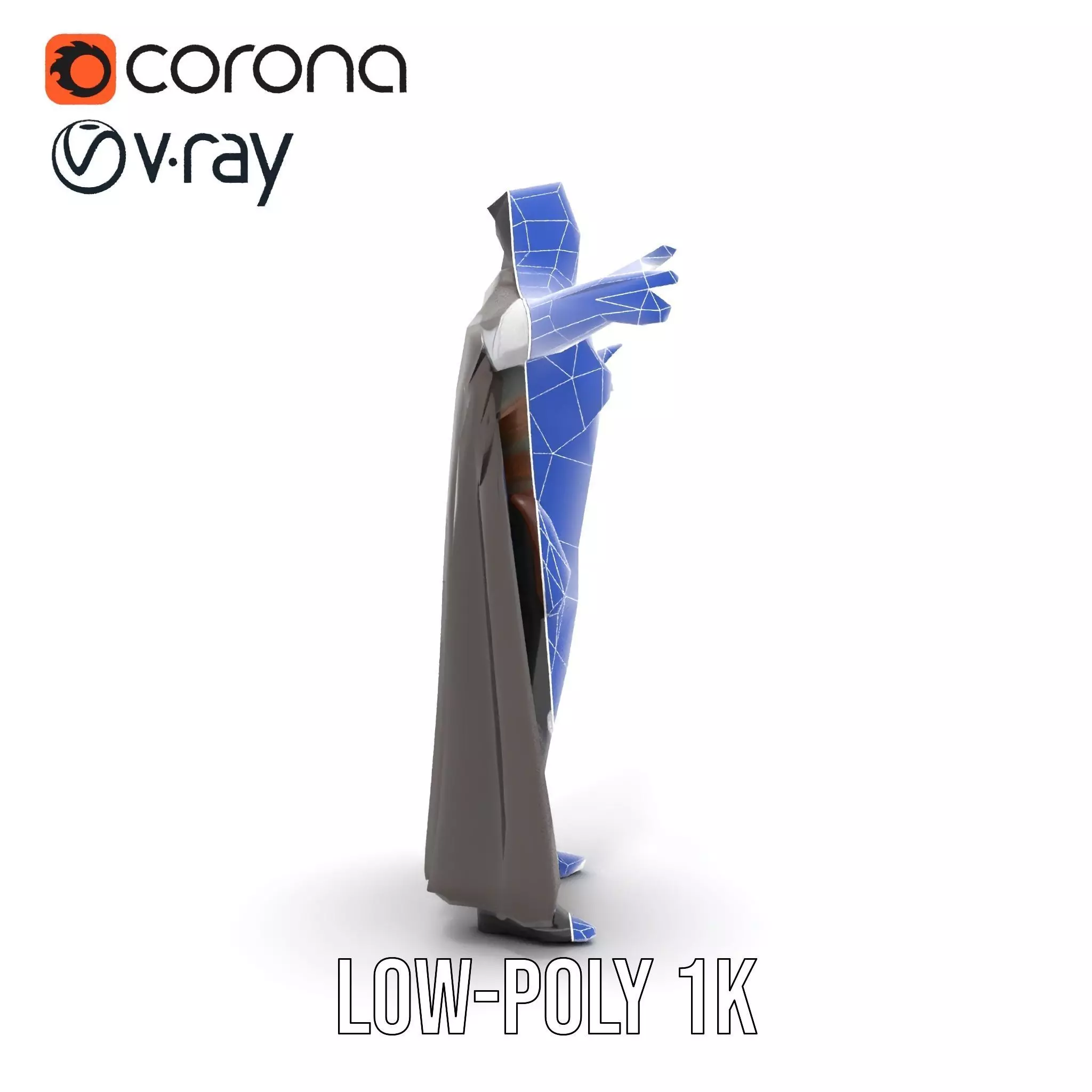 Medieval Warrior Attire model pack Low-poly 3D model_15